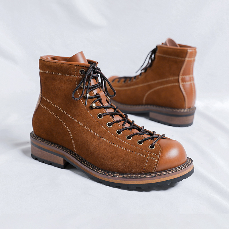 Chelsea Boots Suede - أحذية المشي لمسافات طويلة الرجال أحذية