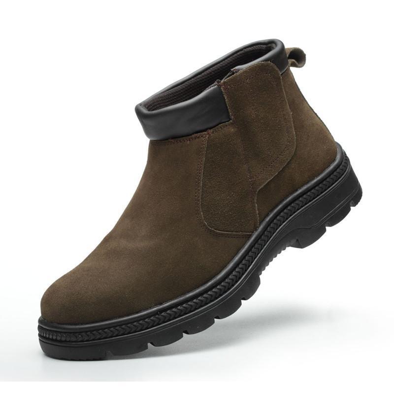 Chelsea Boots Suede - أحذية رجالية كاجوال للسلامة من جلد