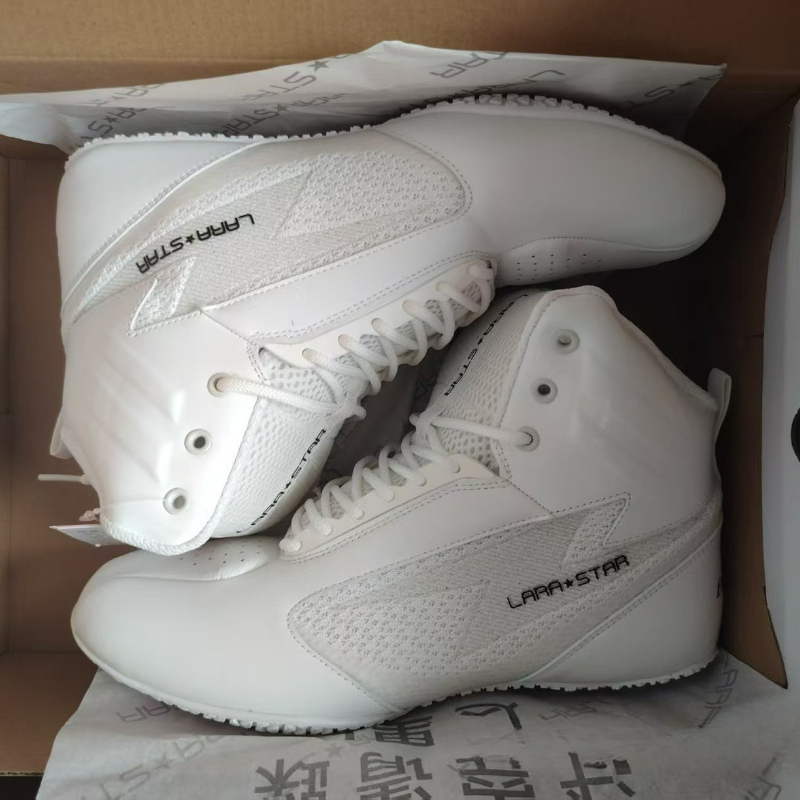 Men'S Shoes Green And White - أحذية مصارعة فاخرة للرجال والنساء باللونين