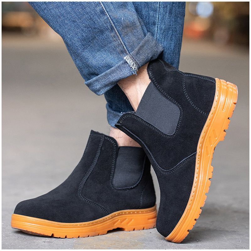 Chelsea Boots Suede - الرجال الترفيه الصلب تو قبعات العمل