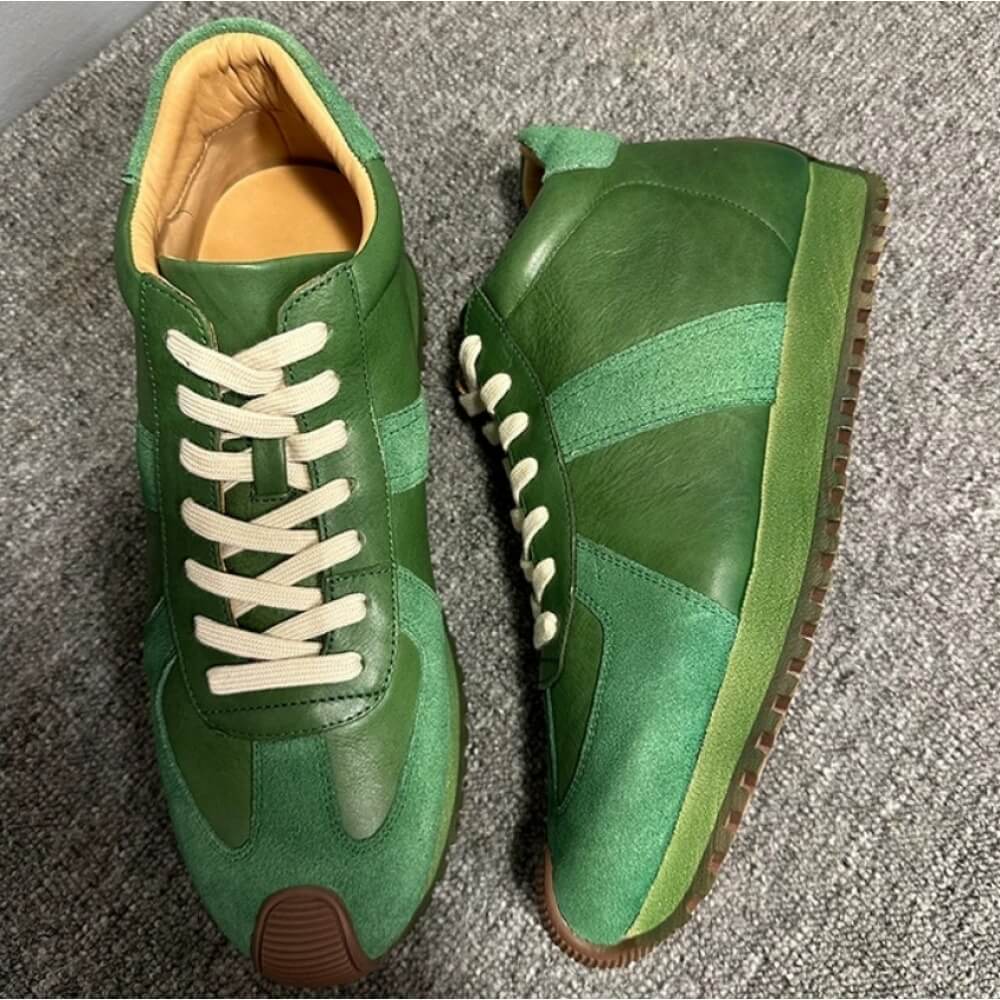 حذاء رياضي عالي الرقبة من الجل - مراجعة Men'S Shoes Green And White وسعره