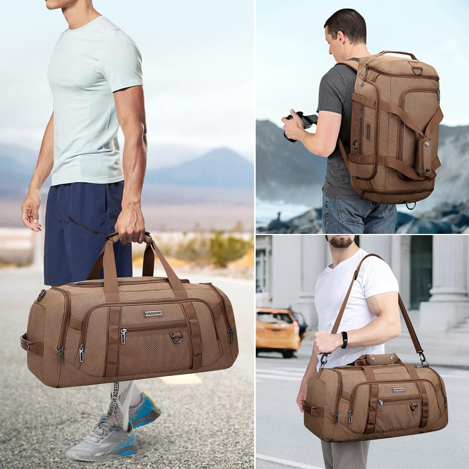 حقيبة سفر قماشية للرجال 3 في 1 - مراجعة Men'S Shoes For Gym وسعره