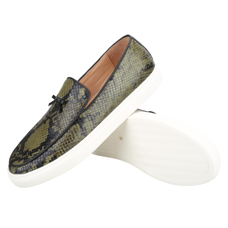 حذاء رياضي رجالي من Piergitar  - مراجعة Men'S Shoes Green And White وسعره