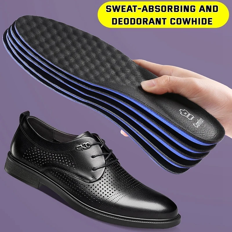 1 زوج نعال الحذاء الجلدية للأق - مراجعة Men'S Shoes For Plantar Fasciitis وسعره