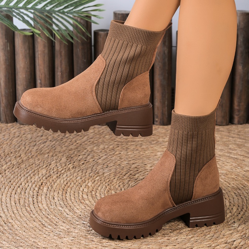 2025 الخريف الشتاء موضة المرأة - مراجعة Chelsea Boots Suede وسعره