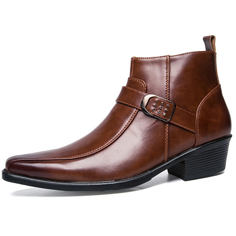 2026 جديد الرجال ريترو كاوبوي  - مراجعة Chelsea Boots Suede وسعره