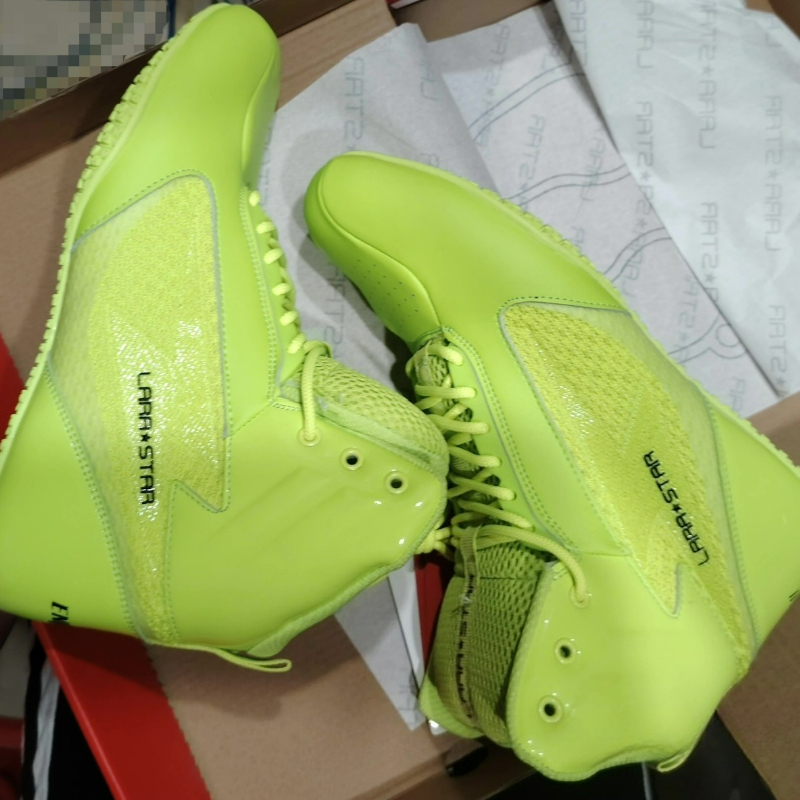 أحذية مصارعة فاخرة للرجال والن - مراجعة Men'S Shoes Green And White وسعره