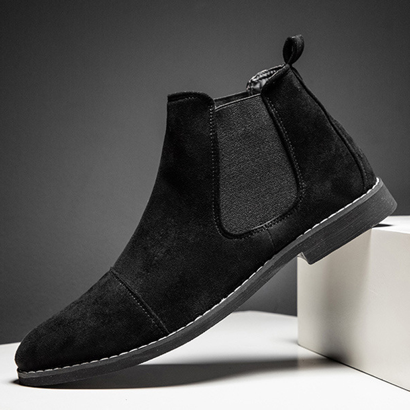 أحذية تشيلسي رجالية من الجلد ا - مراجعة Chelsea Boots Suede وسعره